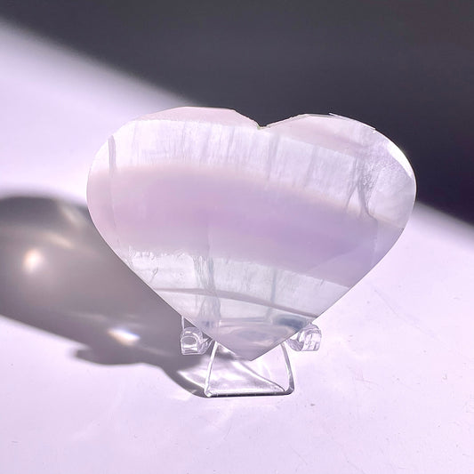 B88◇１点物◇フローライト ハート◇49×66×21mm天然石・鉱物・パワーストーン