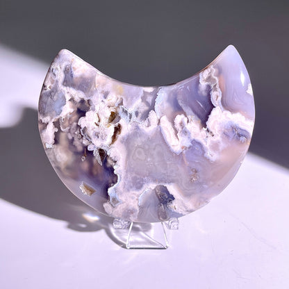 B102◇１点物◇瑪瑙 ムーン◇92×61×17mm天然石・鉱物・パワーストーン