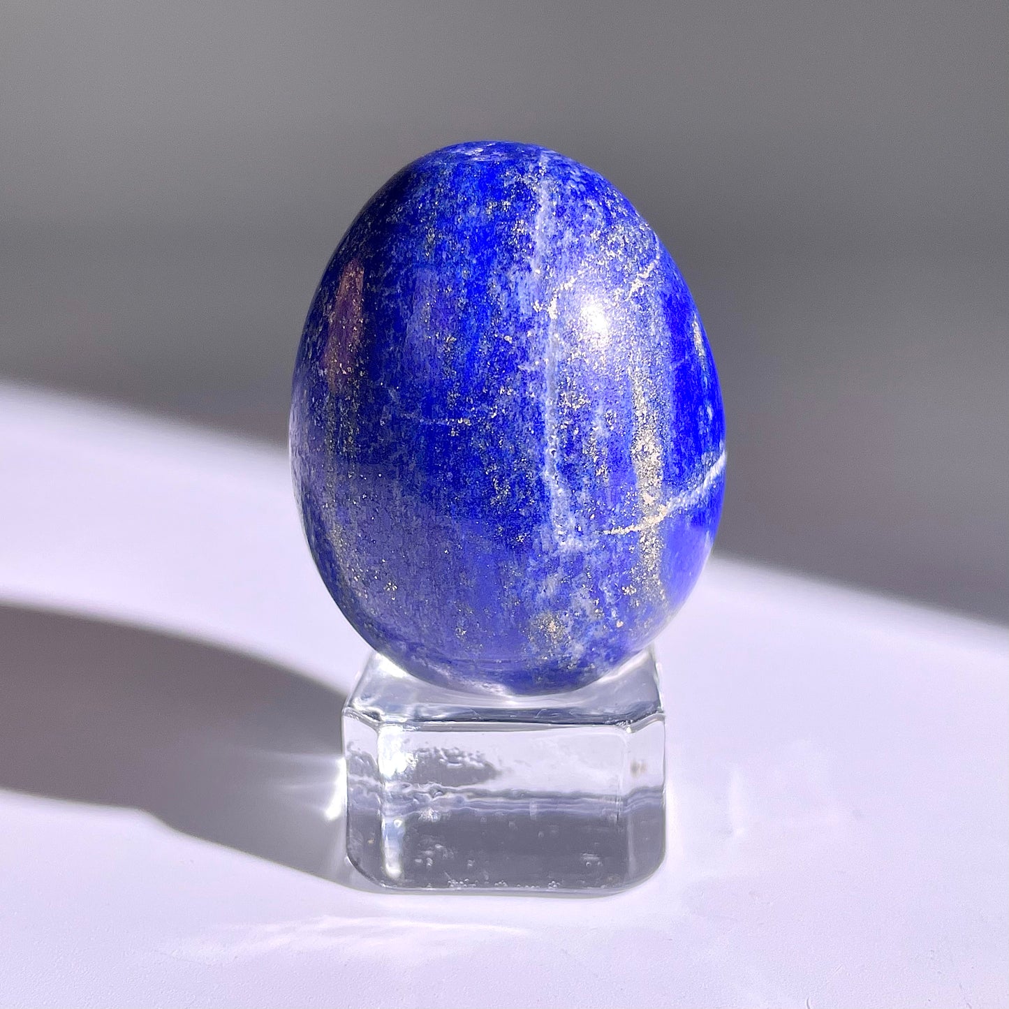 B104◇１点物◇ラピスラズリ エッグ◇44×35×35mm天然石・鉱物・パワーストーン