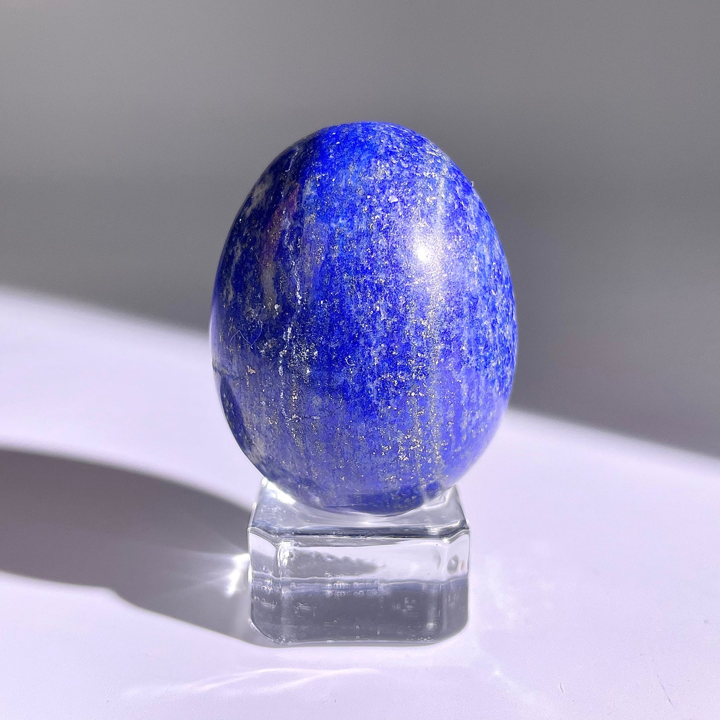 B104◇１点物◇ラピスラズリ エッグ◇44×35×35mm天然石・鉱物・パワーストーン