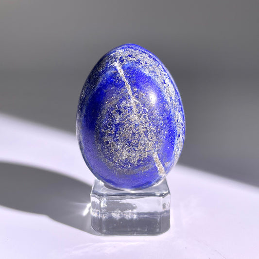 B117◇１点物◇ラピスラズリ エッグ◇46×34×34mm天然石・鉱物・パワーストーン