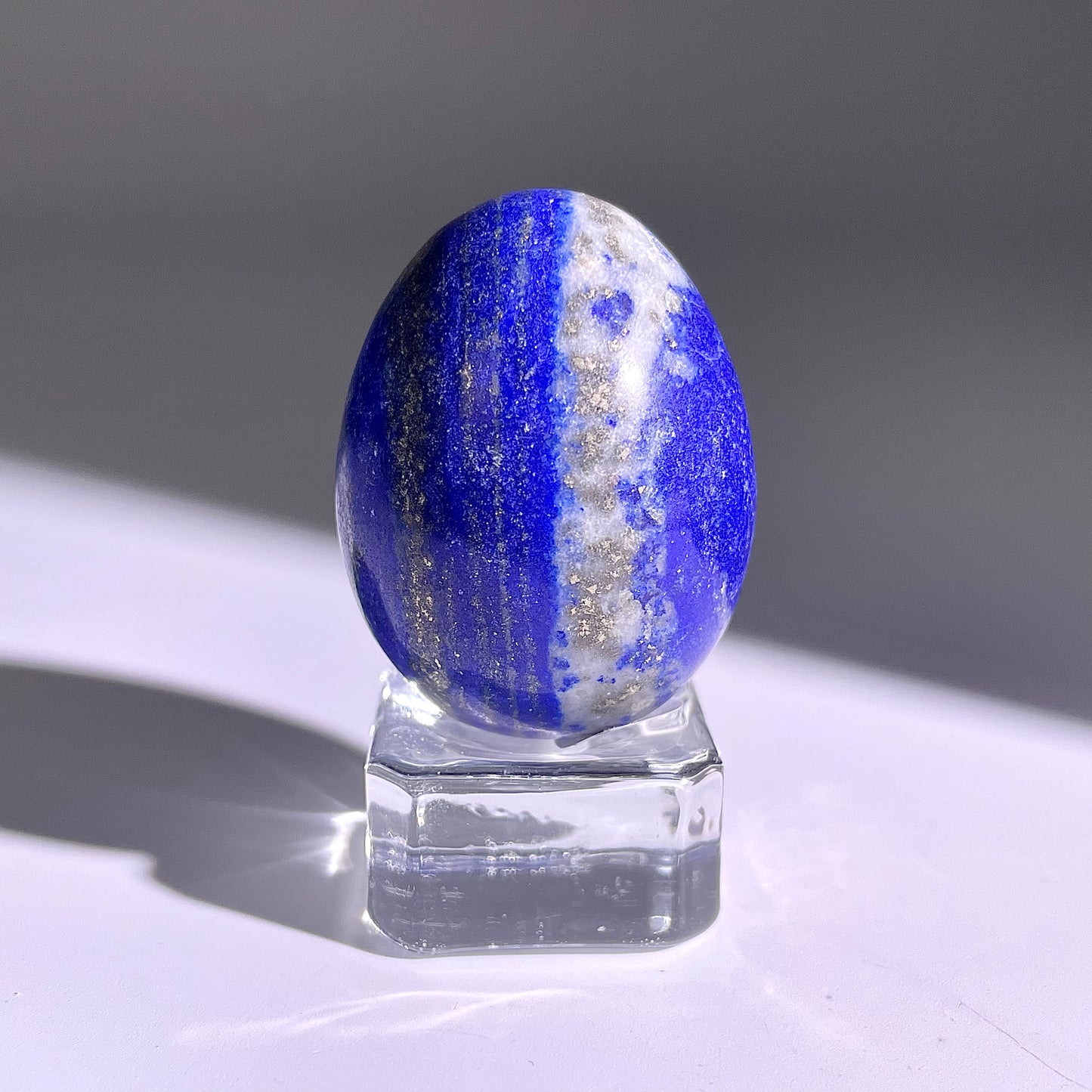 B122◇１点物◇ラピスラズリ エッグ◇39×30×30mm天然石・鉱物・パワーストーン