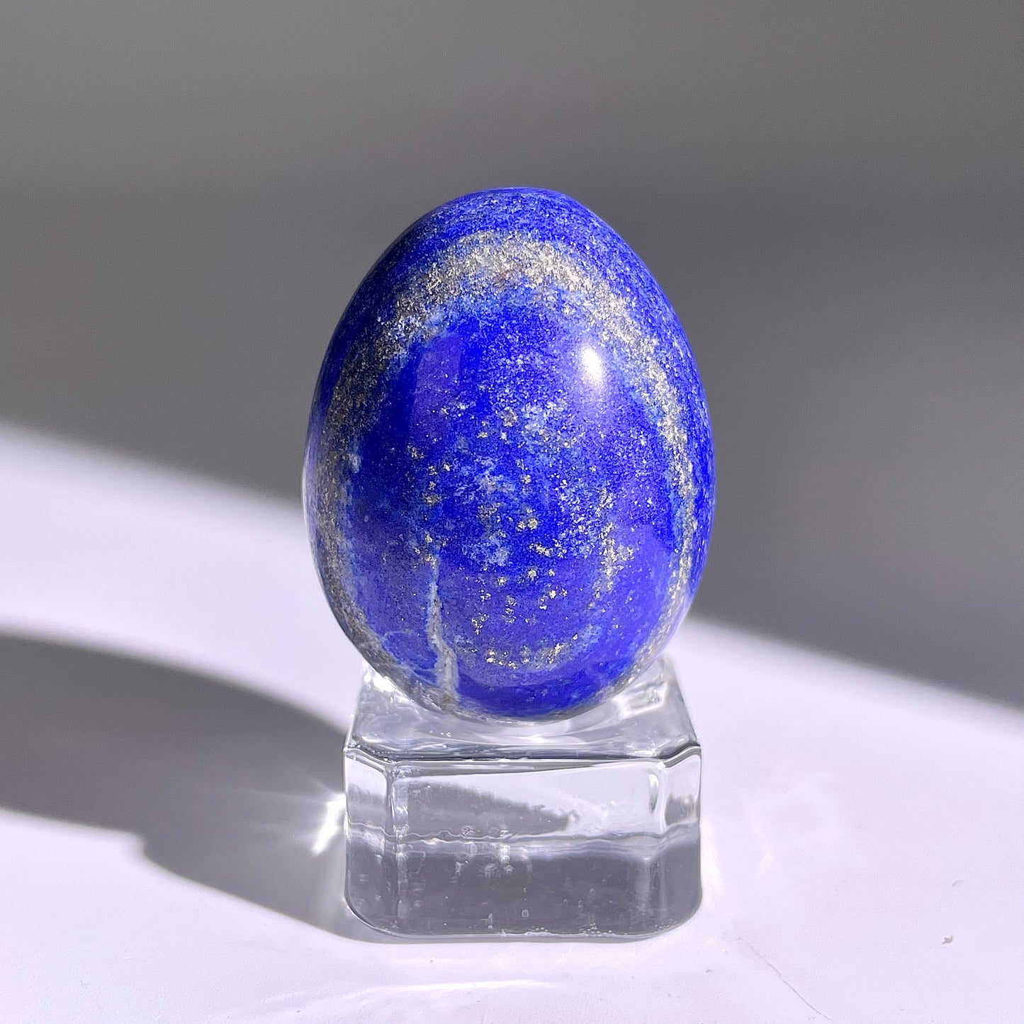 B122◇１点物◇ラピスラズリ エッグ◇39×30×30mm天然石・鉱物・パワーストーン