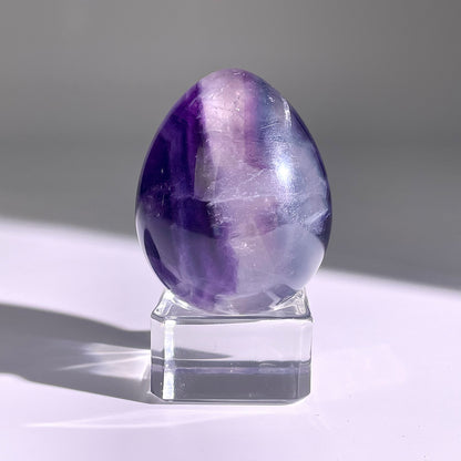 B131◇１点物◇フローライト エッグ◇47×38×38mm天然石・鉱物・パワーストーン