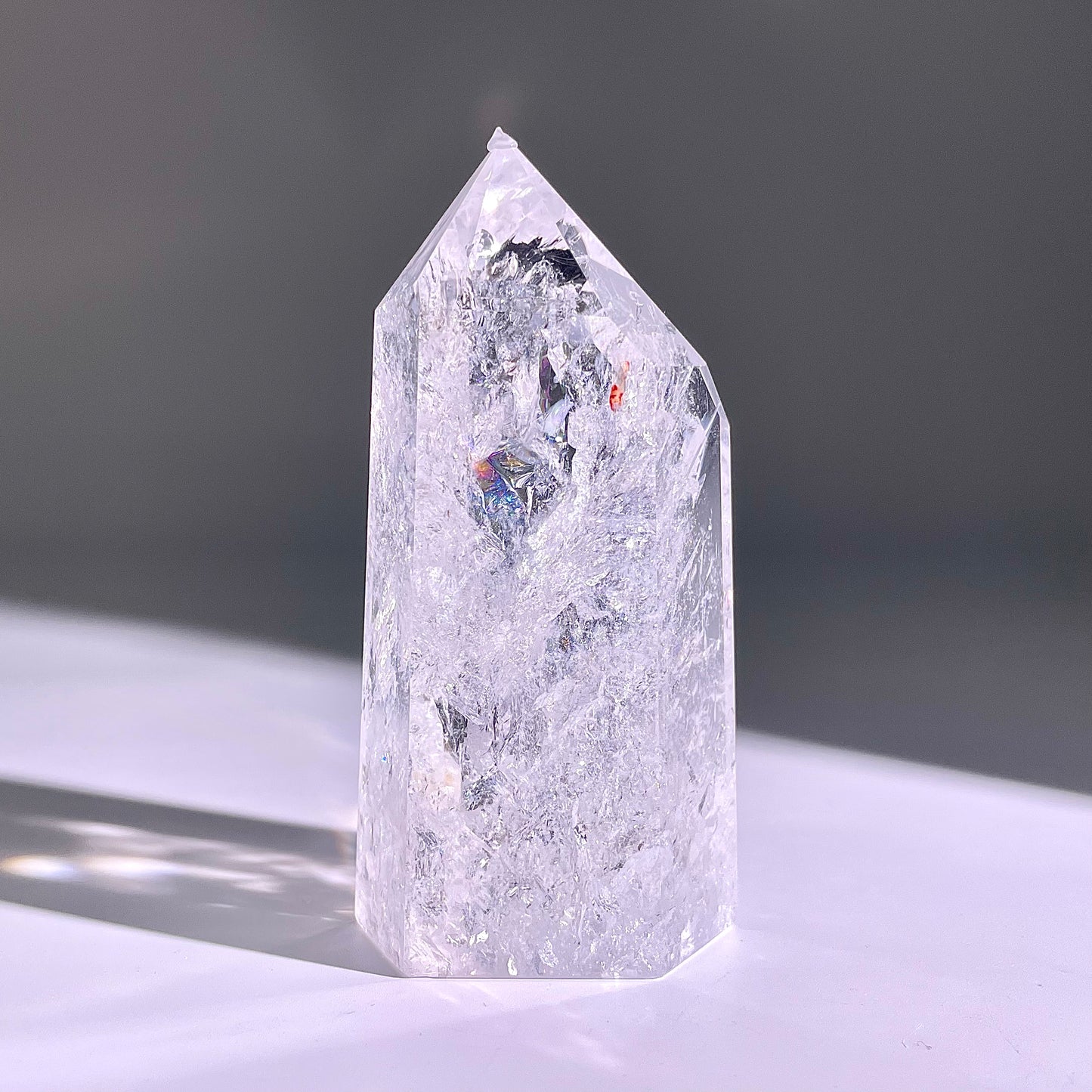 B158◇１点物◇水晶アゼツライト  ピラー◇92×46×35mm◇天然石・鉱物・パワーストーン