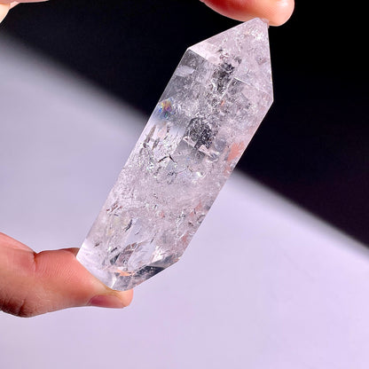B160◇１点物◇水晶アゼツライト  ピラー◇76×20×23mm◇天然石・鉱物・パワーストーン