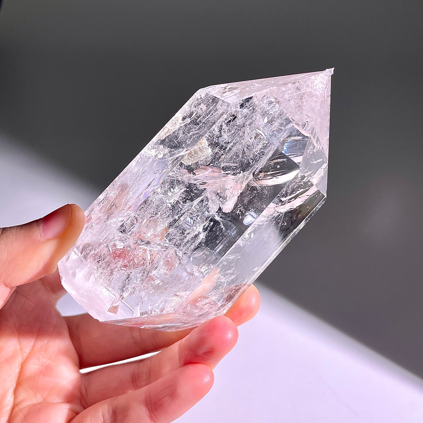B161◇１点物◇水晶アゼツライト  ピラー◇93×48×42mm◇天然石・鉱物・パワーストーン