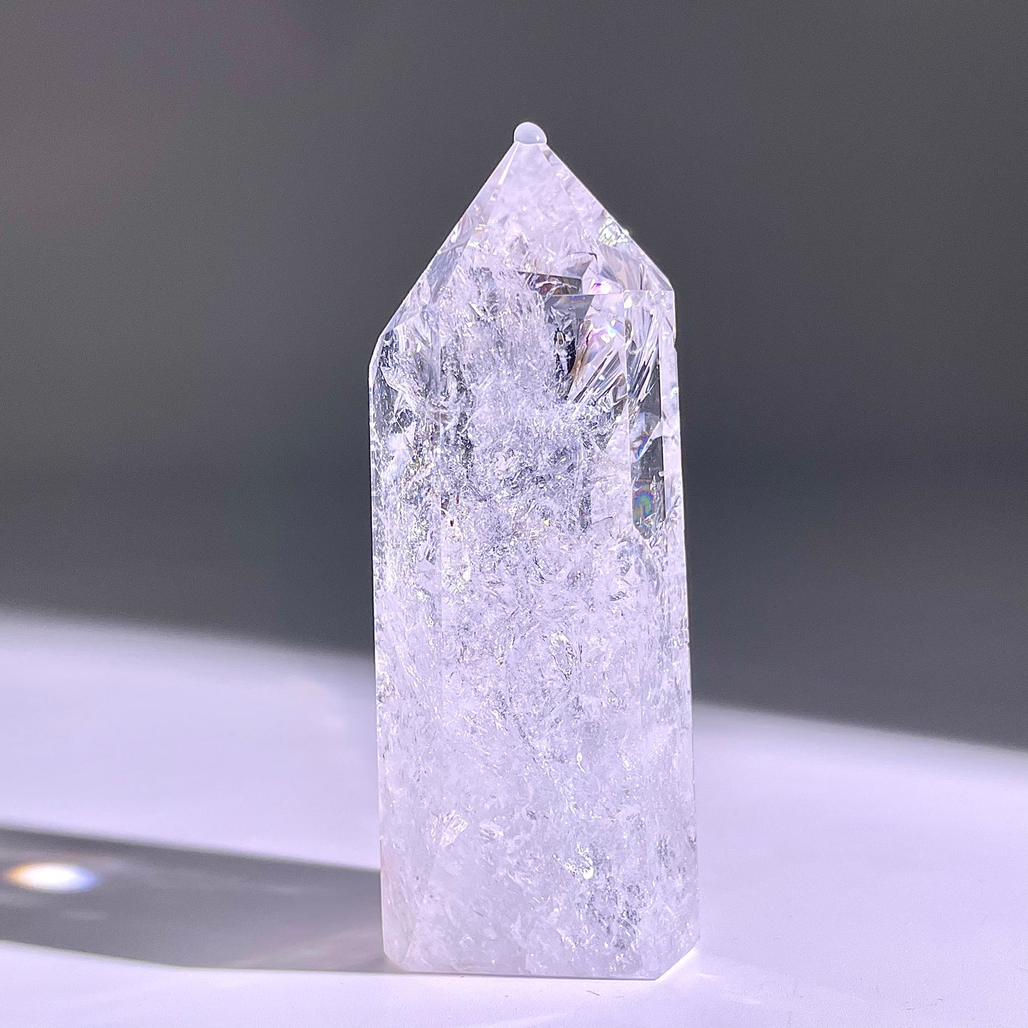 B163◇１点物◇水晶アゼツライト  ピラー◇82×31×20mm◇天然石・鉱物・パワーストーン