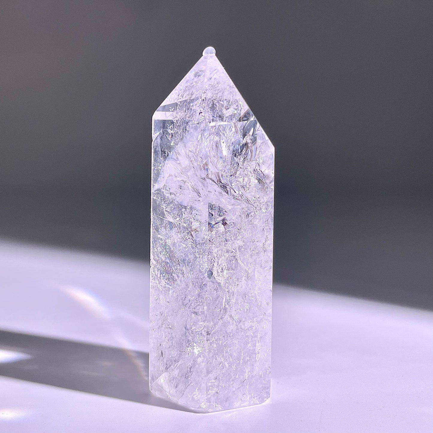 B163◇１点物◇水晶アゼツライト  ピラー◇82×31×20mm◇天然石・鉱物・パワーストーン