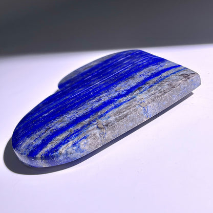 B166◇１点物◇ラピスラズリ ハート◇97×133×14mm天然石・鉱物・パワーストーン