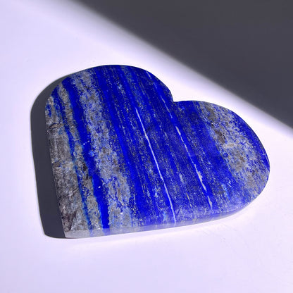 B166◇１点物◇ラピスラズリ ハート◇97×133×14mm天然石・鉱物・パワーストーン