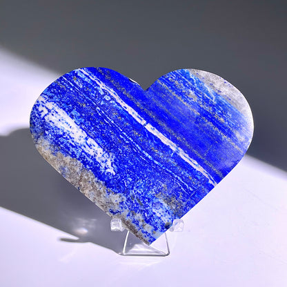 B167◇１点物◇ラピスラズリ ハート◇96×141×10mm天然石・鉱物・パワーストーン