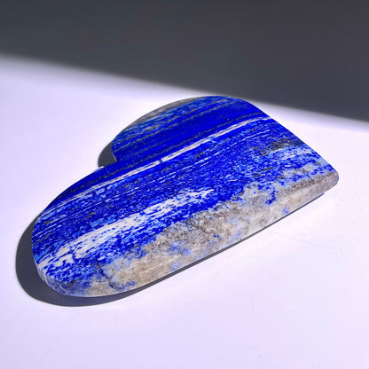 B167◇１点物◇ラピスラズリ ハート◇96×141×10mm天然石・鉱物・パワーストーン