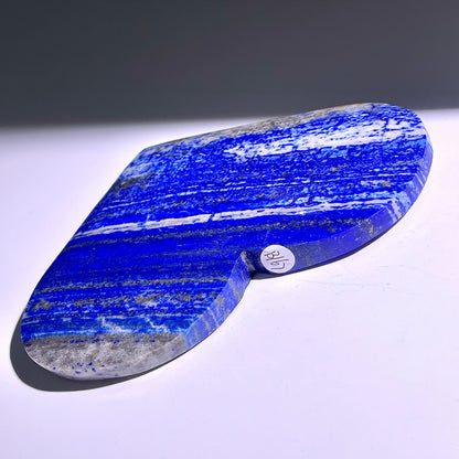 B167◇１点物◇ラピスラズリ ハート◇96×141×10mm天然石・鉱物・パワーストーン