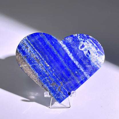 B170◇１点物◇ラピスラズリ ハート◇89×130×9mm天然石・鉱物・パワーストーン