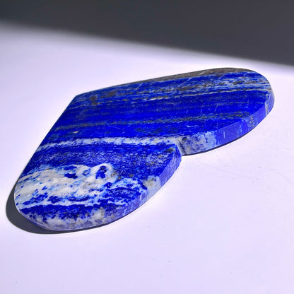 B170◇１点物◇ラピスラズリ ハート◇89×130×9mm天然石・鉱物・パワーストーン