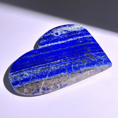 B170◇１点物◇ラピスラズリ ハート◇89×130×9mm天然石・鉱物・パワーストーン