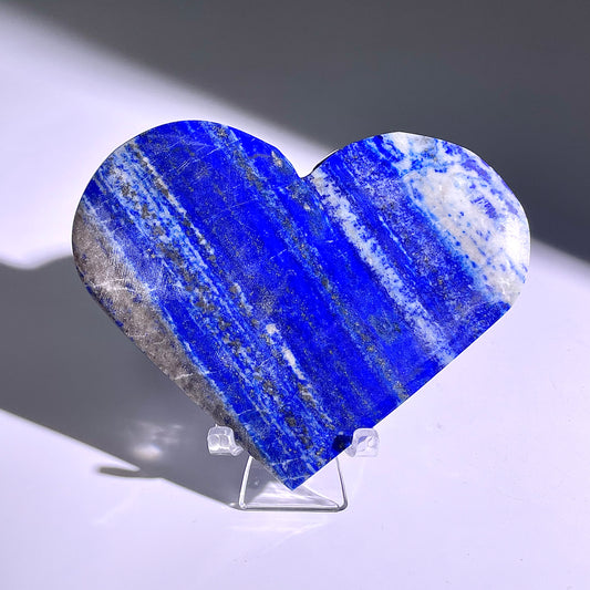 B171◇１点物◇ラピスラズリ ハート◇84×123×11mm天然石・鉱物・パワーストーン