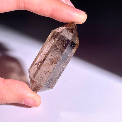 B178◇１点物◇ルチルクォーツ  ダブルポイント◇55×16×19mm天然石・鉱物・パワーストーン