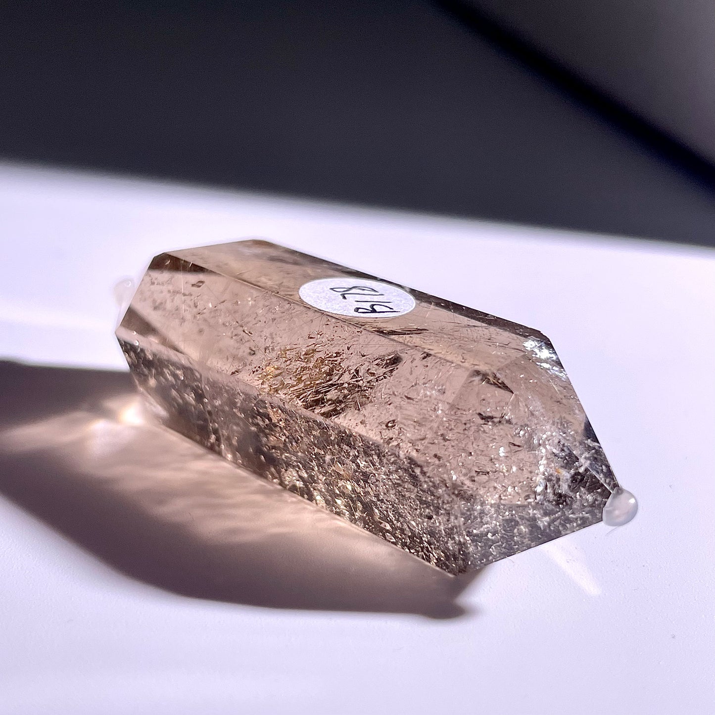 B178◇１点物◇ルチルクォーツ  ダブルポイント◇55×16×19mm天然石・鉱物・パワーストーン