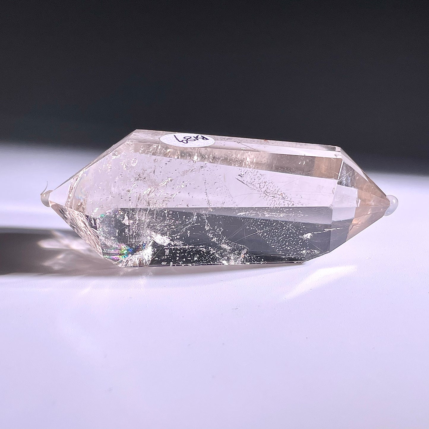 B189◇１点物◇ルチルクォーツ  ダブルポイント◇65×23×19mm天然石・鉱物・パワーストーン