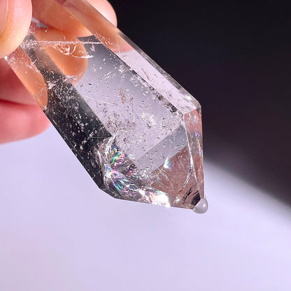 B189◇１点物◇ルチルクォーツ  ダブルポイント◇65×23×19mm天然石・鉱物・パワーストーン