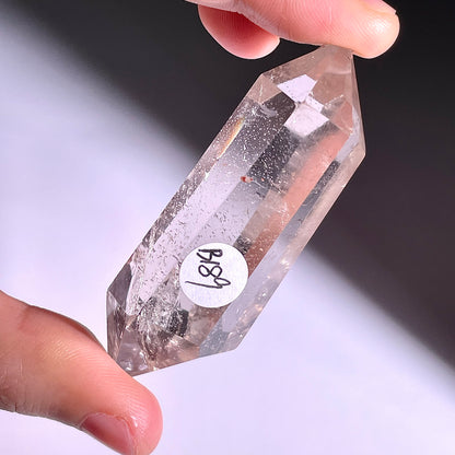 B189◇１点物◇ルチルクォーツ  ダブルポイント◇65×23×19mm天然石・鉱物・パワーストーン