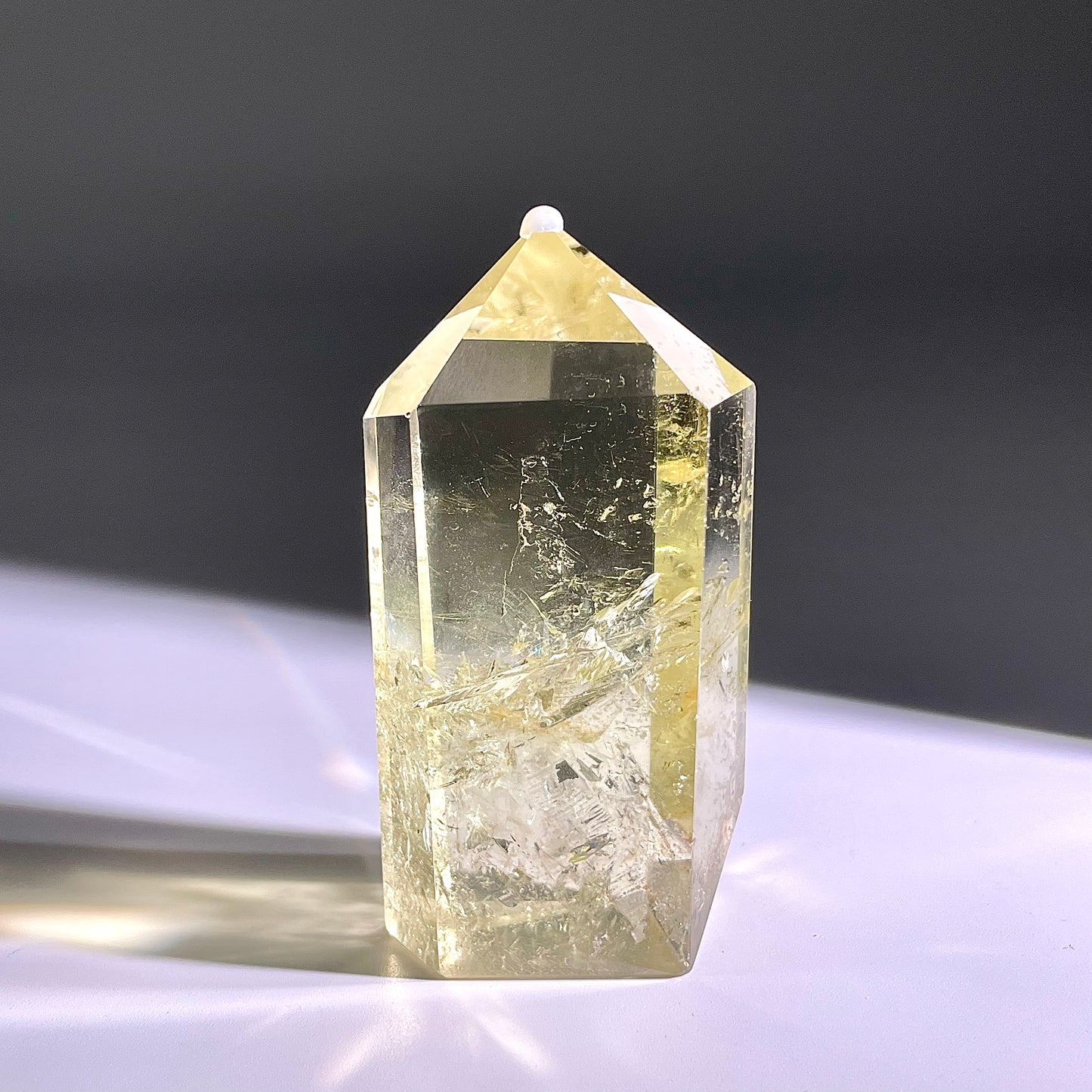 B201◇１点物◇シトリン  ピラー◇69×35×23mm天然石・鉱物・パワーストーン