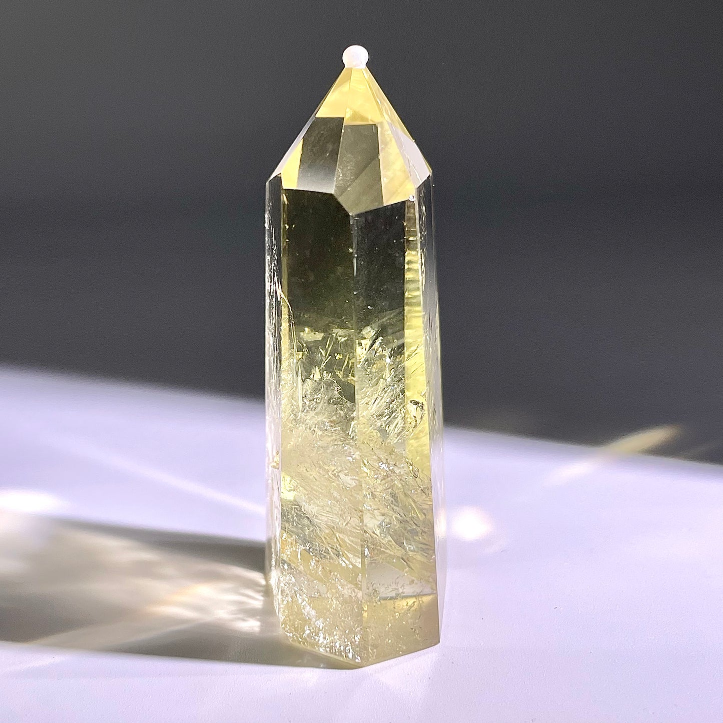 B201◇１点物◇シトリン  ピラー◇69×35×23mm天然石・鉱物・パワーストーン