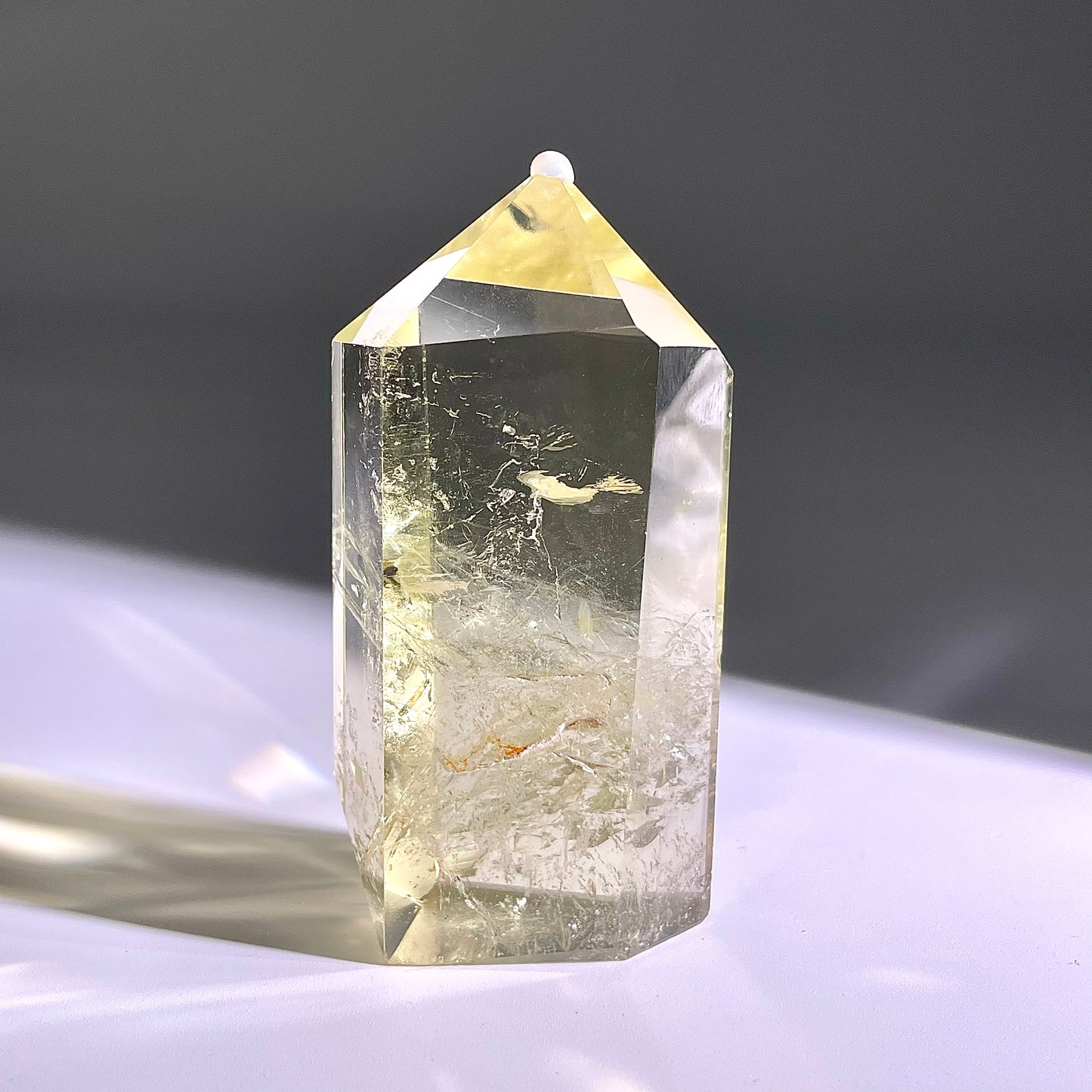 B201◇１点物◇シトリン  ピラー◇69×35×23mm天然石・鉱物・パワーストーン