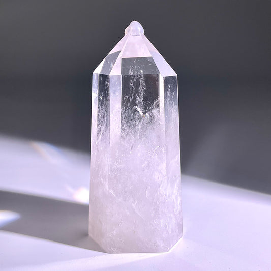 B206◇１点物◇水晶アゼツライト  ピラー◇80×36×30mm◇天然石・鉱物・パワーストーン