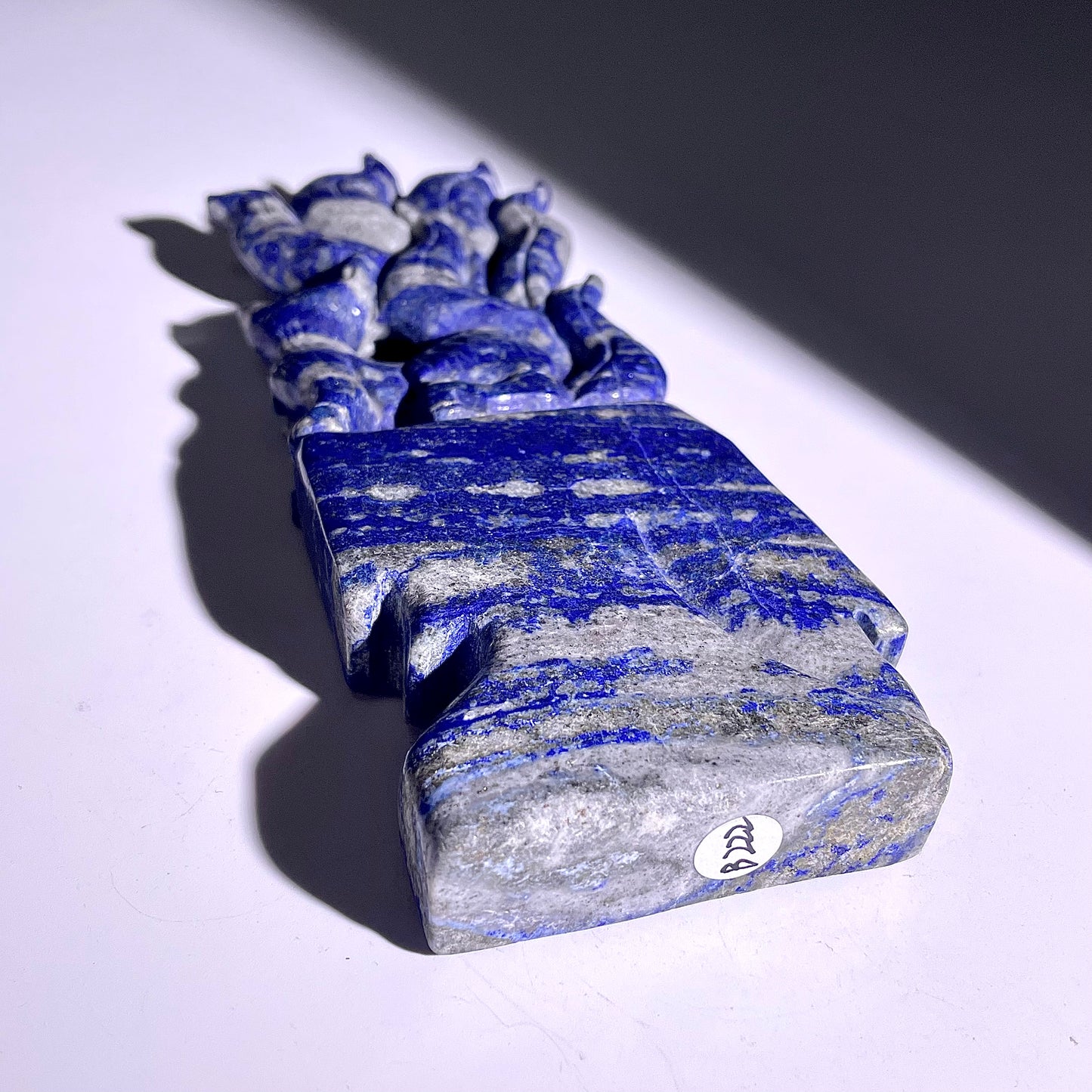 B222◇１点物◇ラピスラズリ  九尾狐◇153×60×18mm◇天然石・鉱物・パワーストーン