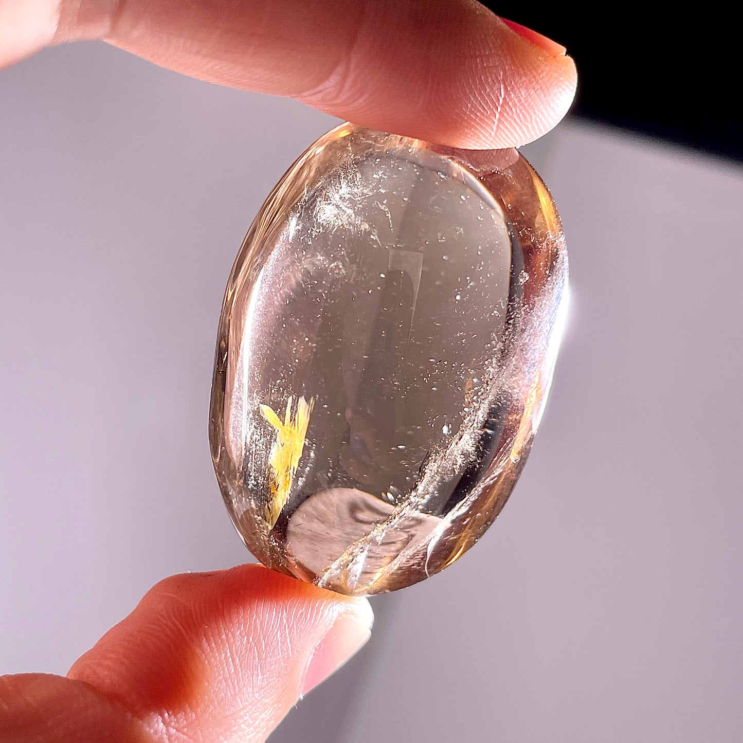 B227◇１点物◇スモーキークォーツ  オーバル◇41×28×20mm◇天然石・鉱物・パワーストーン