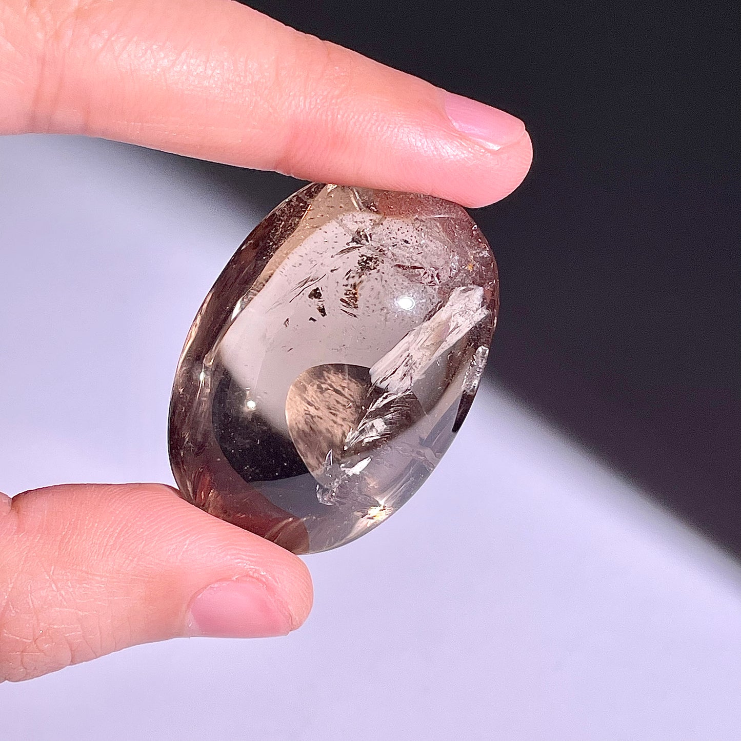 B229◇１点物◇スモーキークォーツ  オーバル◇38×26×18mm◇天然石・鉱物・パワーストーン