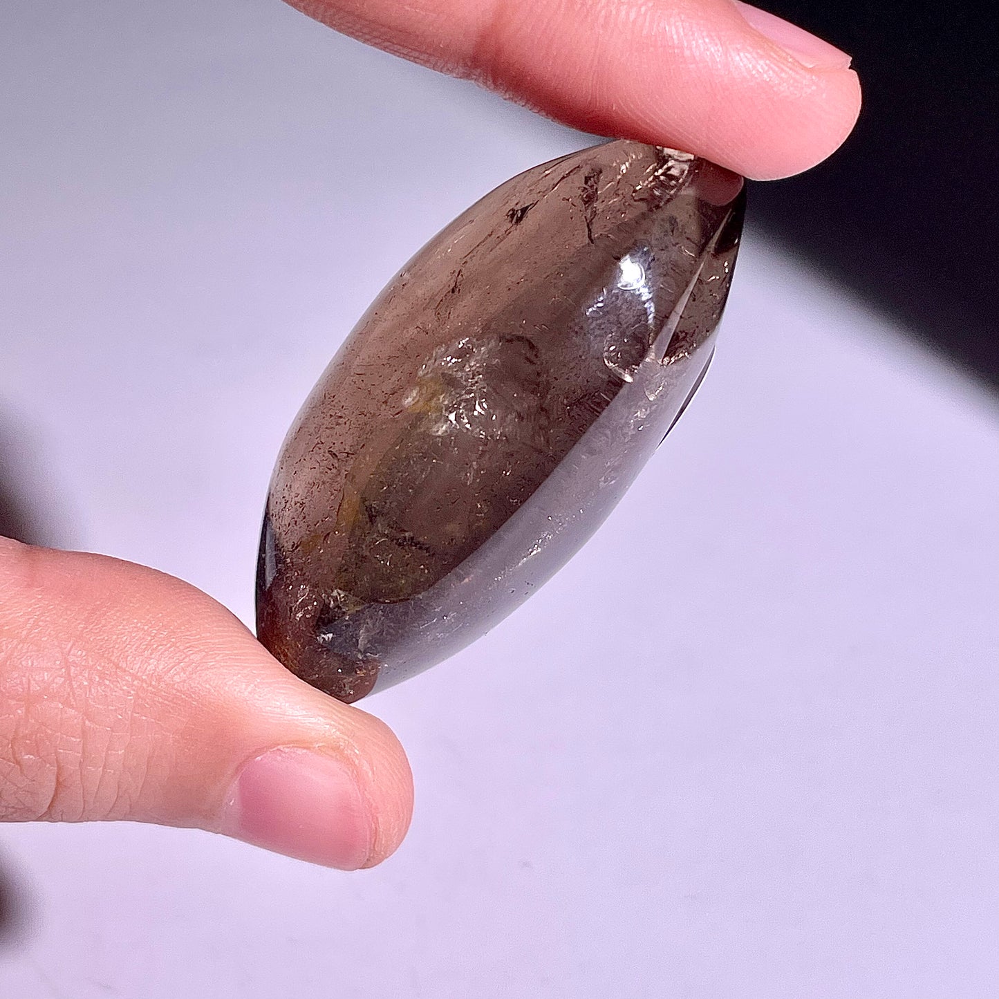 B231◇１点物◇スモーキークォーツ  オーバル◇43×28×20mm◇天然石・鉱物・パワーストーン