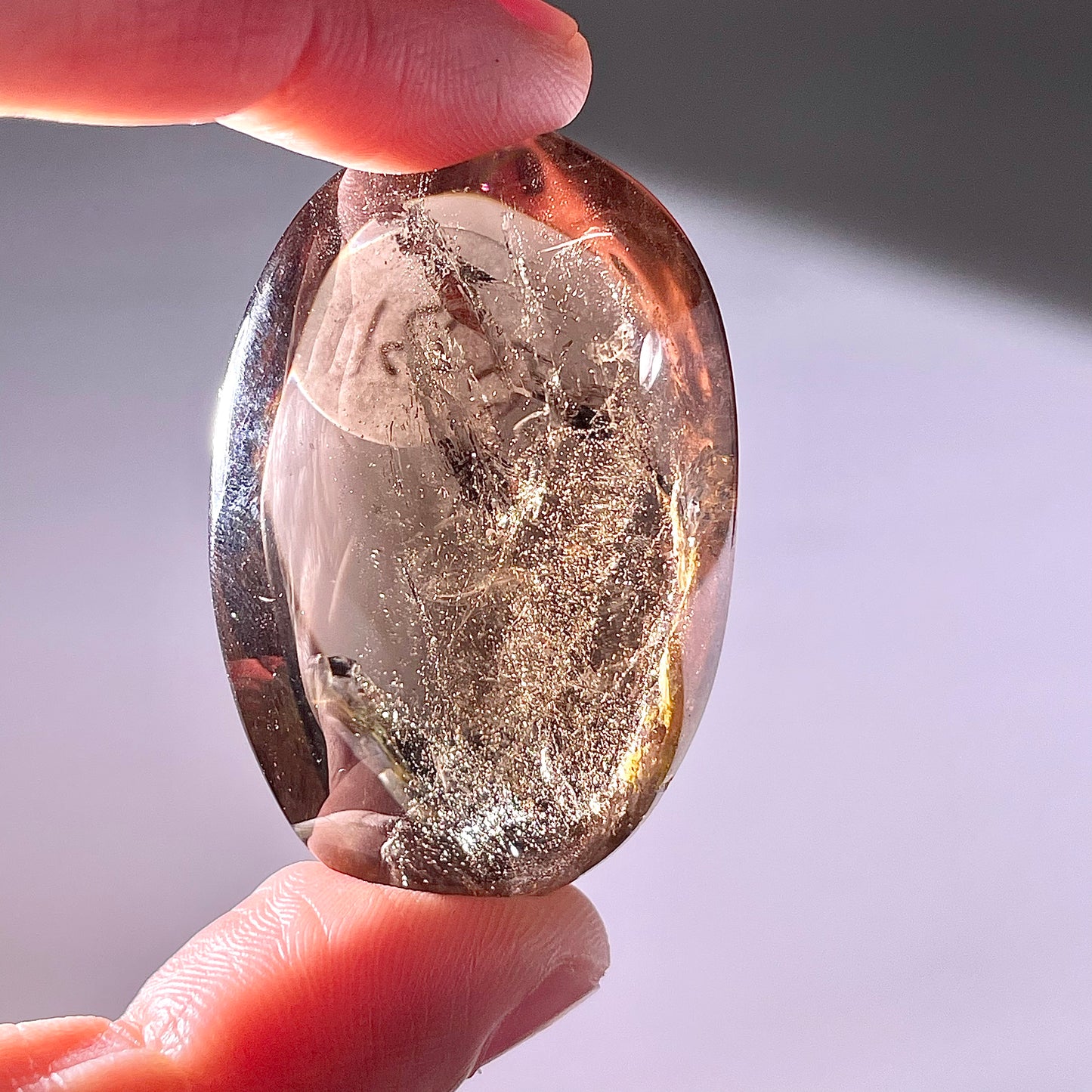 B231◇１点物◇スモーキークォーツ  オーバル◇43×28×20mm◇天然石・鉱物・パワーストーン