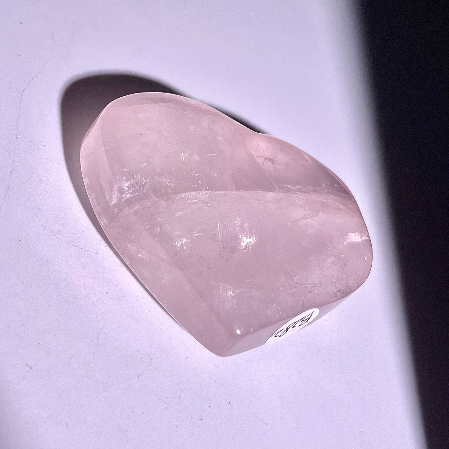B282◇１点物◇ローズクォーツ  ハート◇40×52×17mm◇天然石・鉱物・パワーストーン