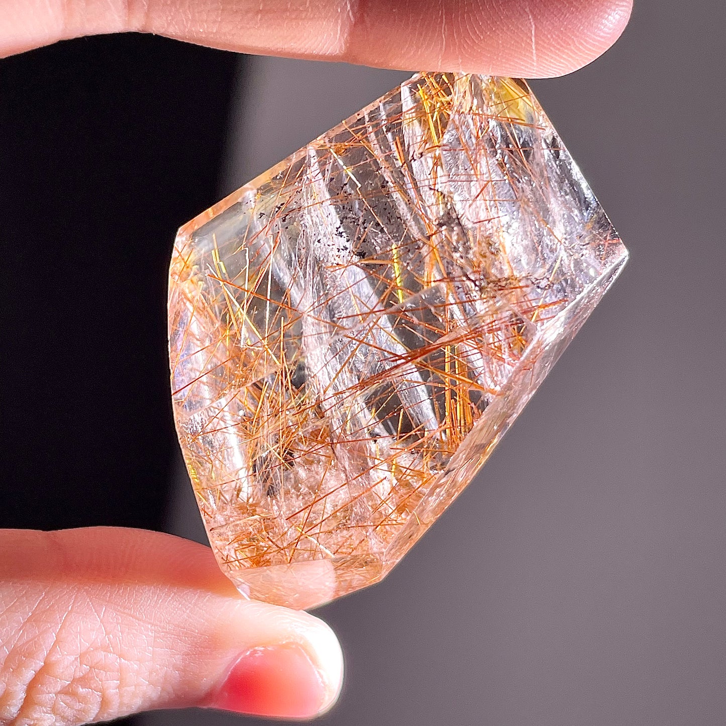 B317◇１点物◇ルチルクォーツ 不規則◇52×32×20mm◇天然石・鉱物・パワーストーン