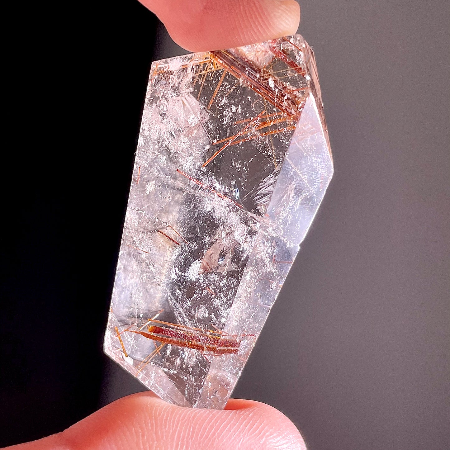 B323◇１点物◇ルチルクォーツ 不規則◇44×22×10mm◇天然石・鉱物・パワーストーン