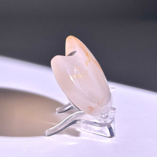 B331◇１点物◇桜瑪瑙 ムーン◇52×35×13mm◇天然石・鉱物・パワーストーン