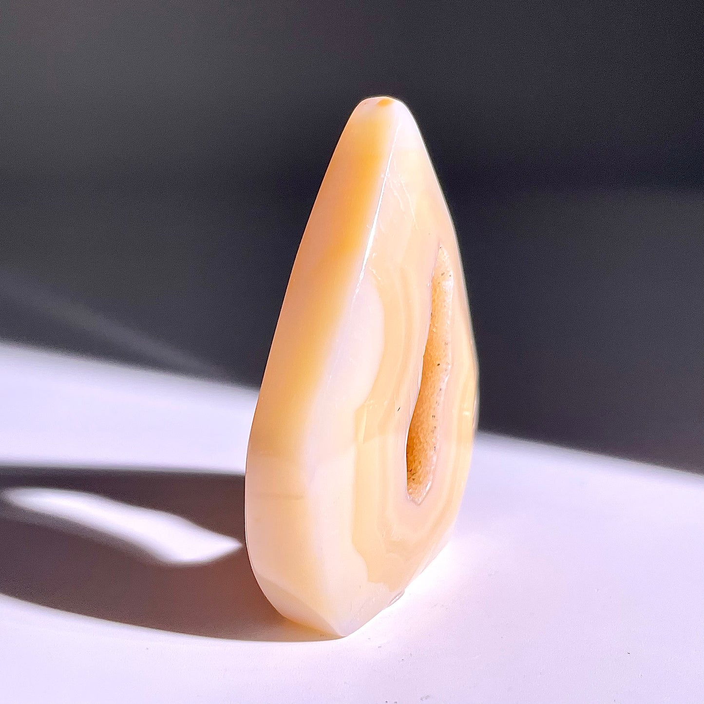 B337◇１点物◇瑪瑙 トーチ◇58×45×13mm◇天然石・鉱物・パワーストーン