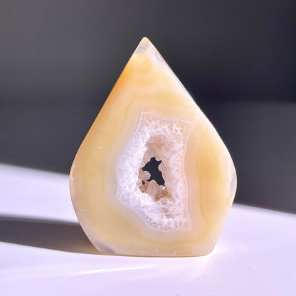 B340◇１点物◇瑪瑙 トーチ◇66×51×13mm◇天然石・鉱物・パワーストーン