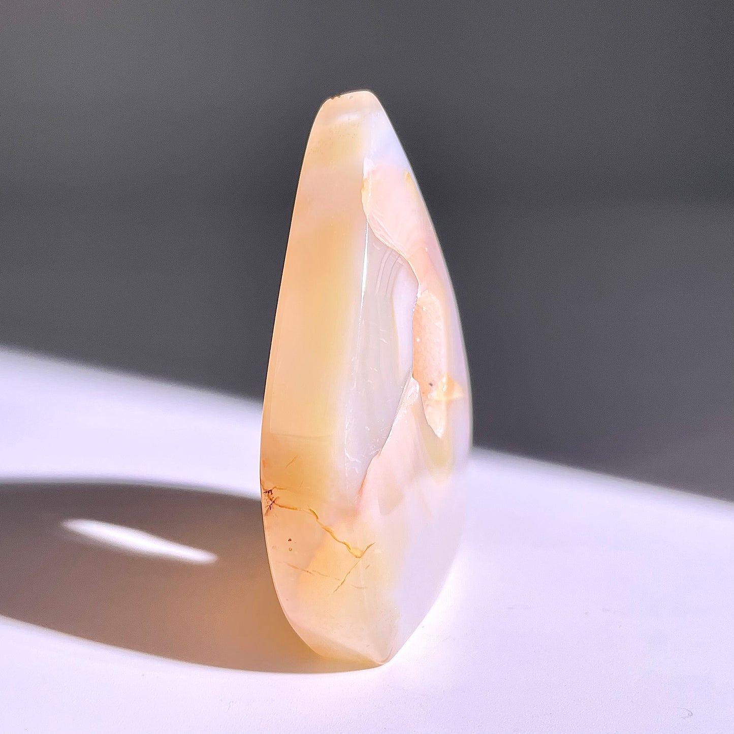 B345◇１点物◇瑪瑙 トーチ◇60×44×14mm◇天然石・鉱物・パワーストーン