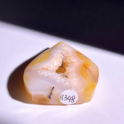 B348◇１点物◇瑪瑙 トーチ◇66×44×13mm◇天然石・鉱物・パワーストーン