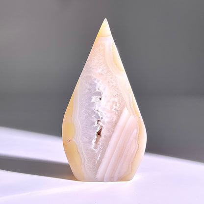 B349◇１点物◇瑪瑙 トーチ◇88×46×13mm◇天然石・鉱物・パワーストーン