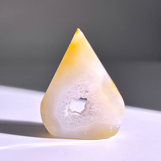 B350◇１点物◇瑪瑙 トーチ◇68×52×13mm◇天然石・鉱物・パワーストーン