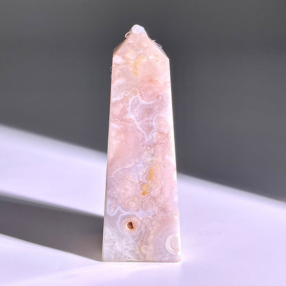 B357◇１点物◇桜瑪瑙 ピラー◇76×27×22mm◇天然石・鉱物・パワーストーン