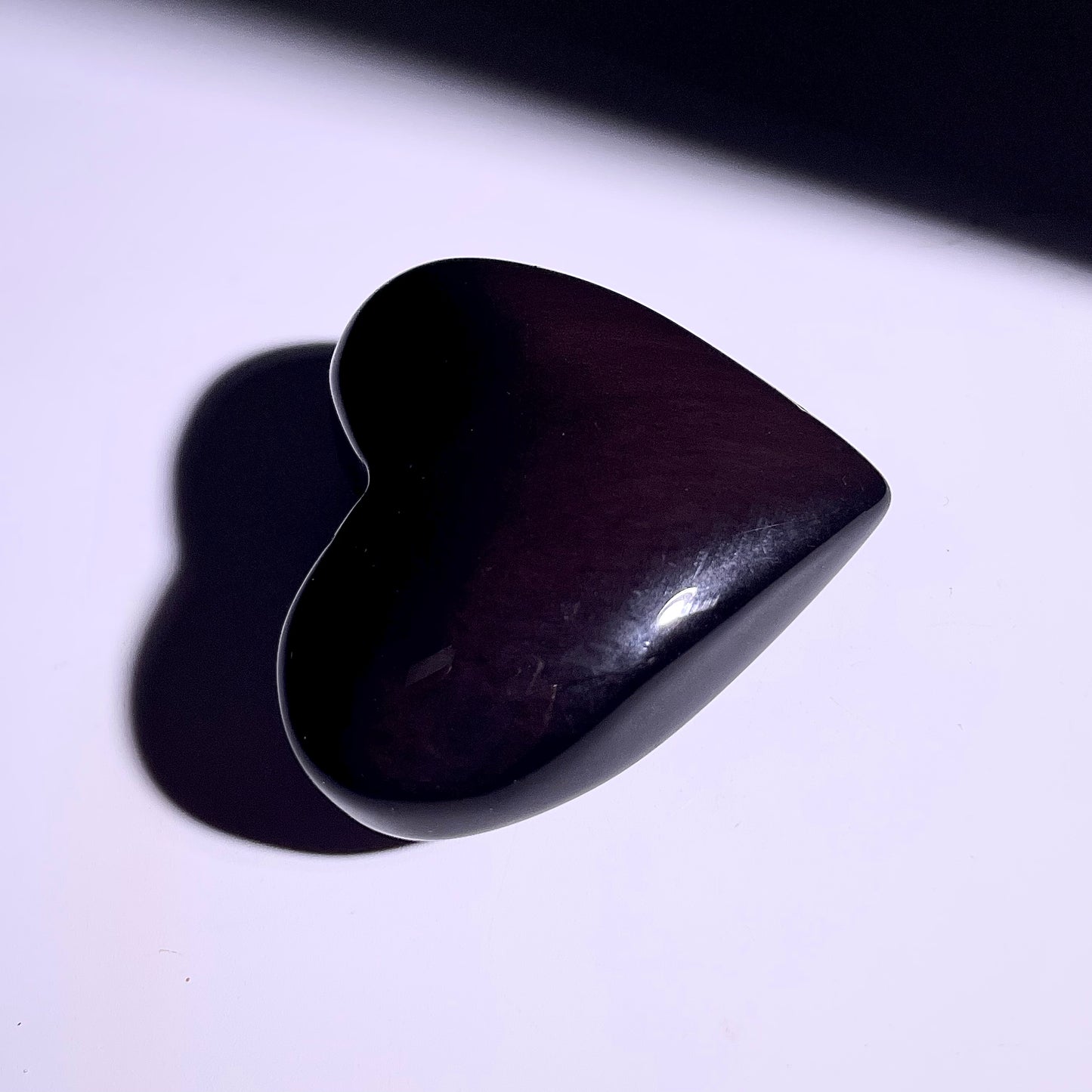 B373◇１点物◇レインボーオブシディアン  ハート◇39×51×21mm◇天然石・鉱物・パワーストーン