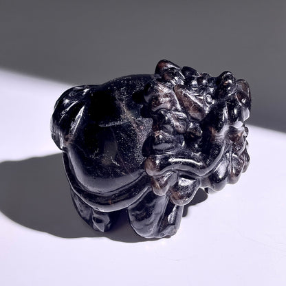 B403◇１点物◇モリオン  竜亀◇74×62×47mm◇天然石・鉱物・パワーストーン
