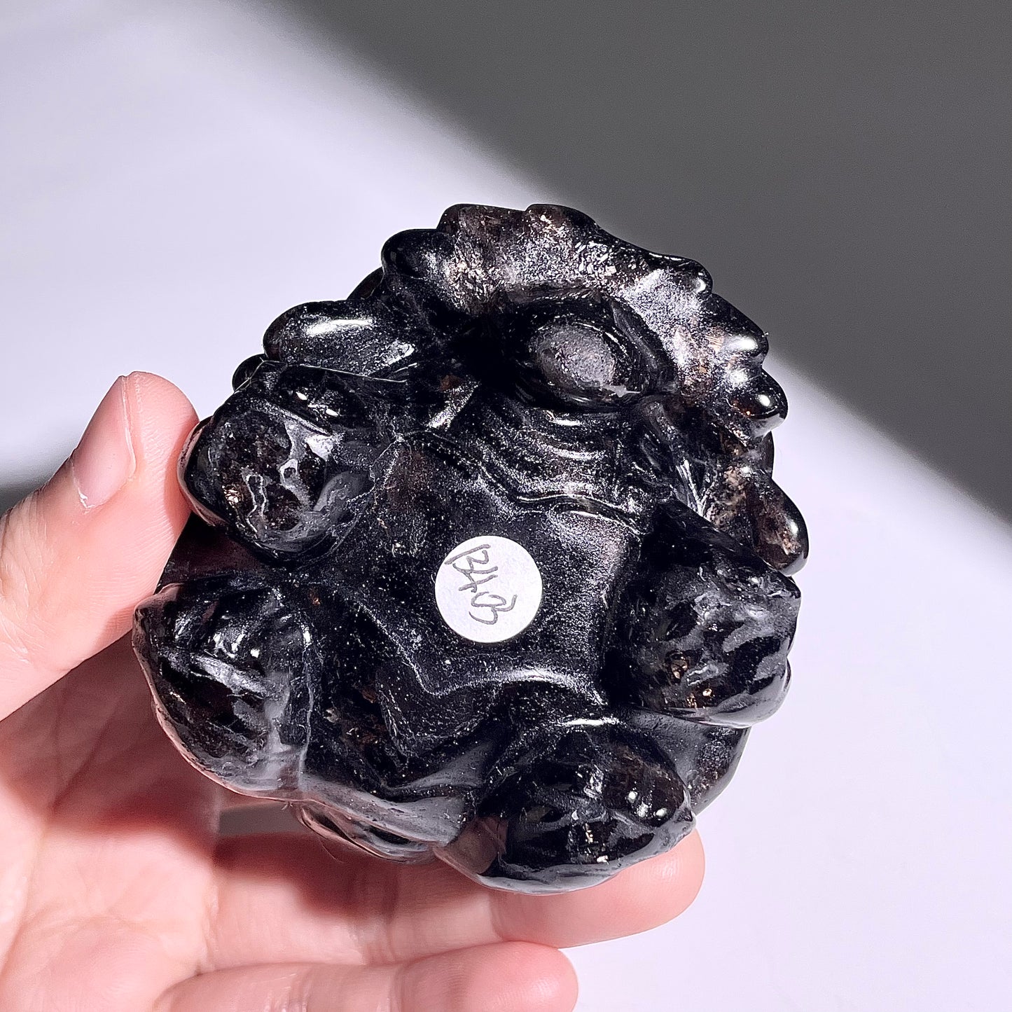 B403◇１点物◇モリオン  竜亀◇74×62×47mm◇天然石・鉱物・パワーストーン